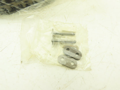 Peer C40-2R  2-Strand Double Roller Chain 1/2" Pitch 10'L Riveted w/Master Link