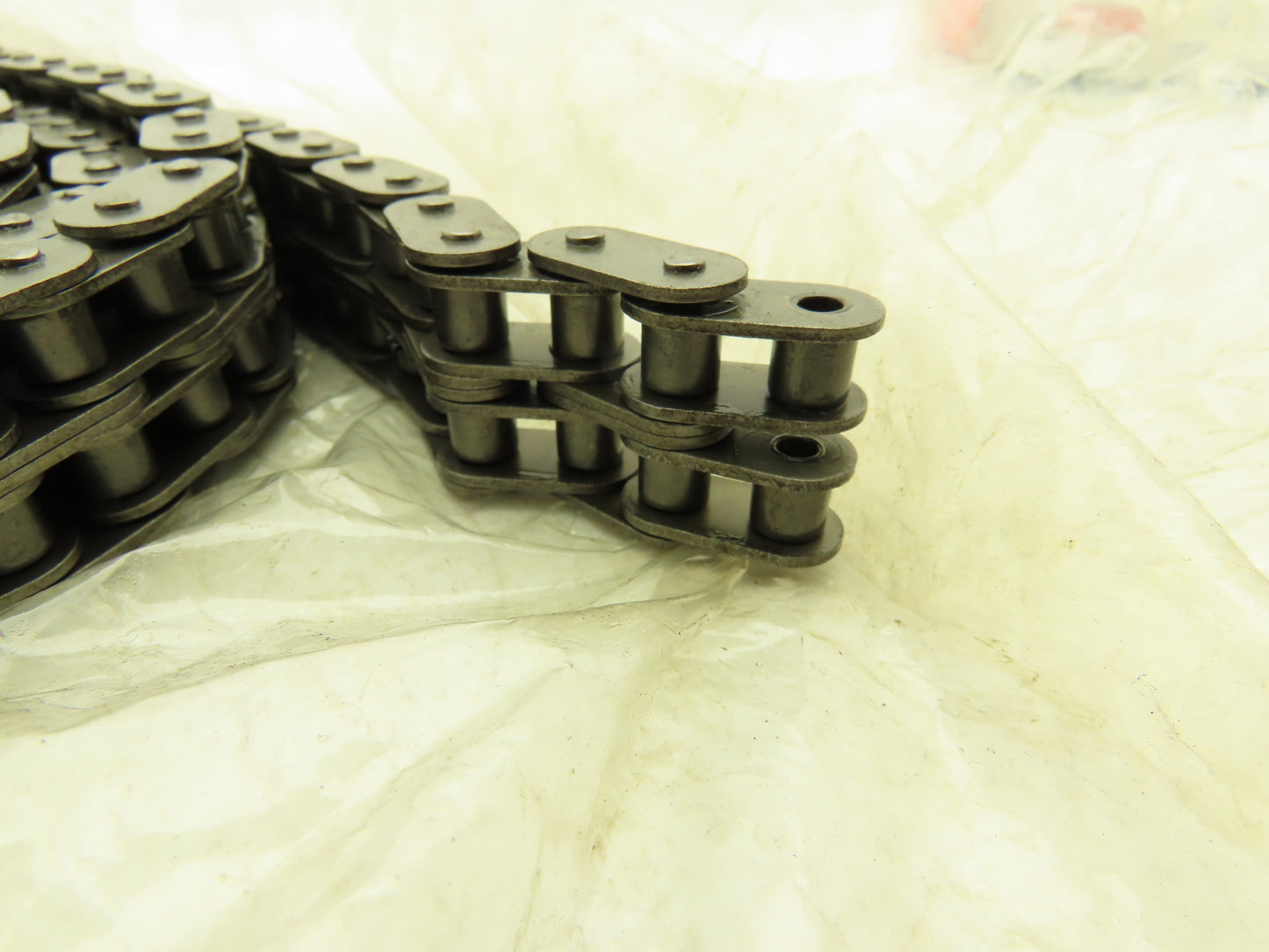 Peer C40-2R  2-Strand Double Roller Chain 1/2" Pitch 10'L Riveted w/Master Link