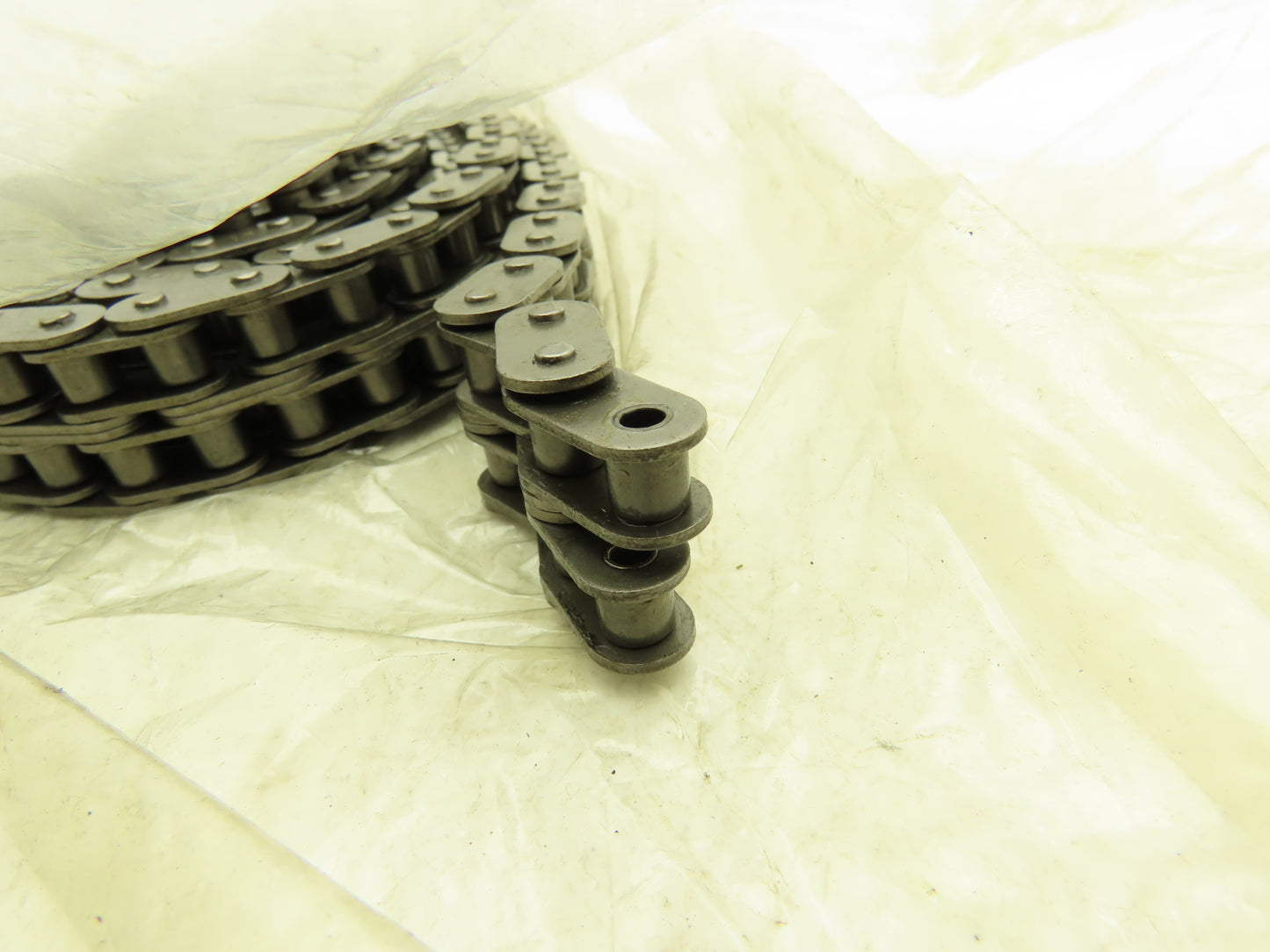 Peer C40-2R  2-Strand Double Roller Chain 1/2" Pitch 10'L Riveted w/Master Link