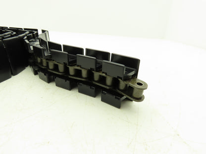 Rexnord BWR1863TAB-K2.25 TableTop Conveyor Chain Side Flex 2.25"x 10'L Black