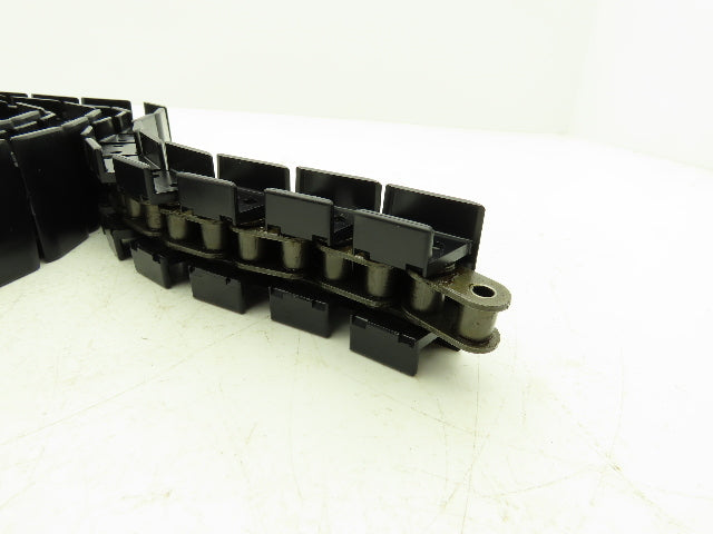 Rexnord BWR1863TAB-K2.25 TableTop Conveyor Chain Side Flex 2.25"x 10'L Black