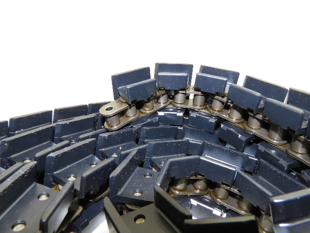 Rexnord BWR1863TAB-K2.25 TableTop Conveyor Chain Side Flex 2.25"x 10'L Black