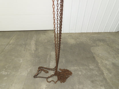CM Cyclone 1 Ton 2000Lb Manual Chain Fall Hand Hoist 20' 10" Lift