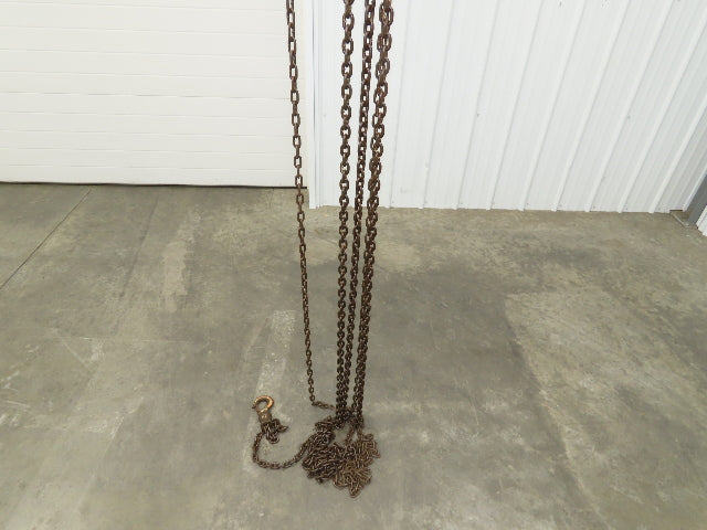 CM Cyclone 1 Ton 2000Lb Manual Chain Fall Hand Hoist 29' Lift