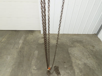 CM Cyclone 1 Ton 2000Lb Manual Chain Fall Hand Hoist 20' 5" Lift