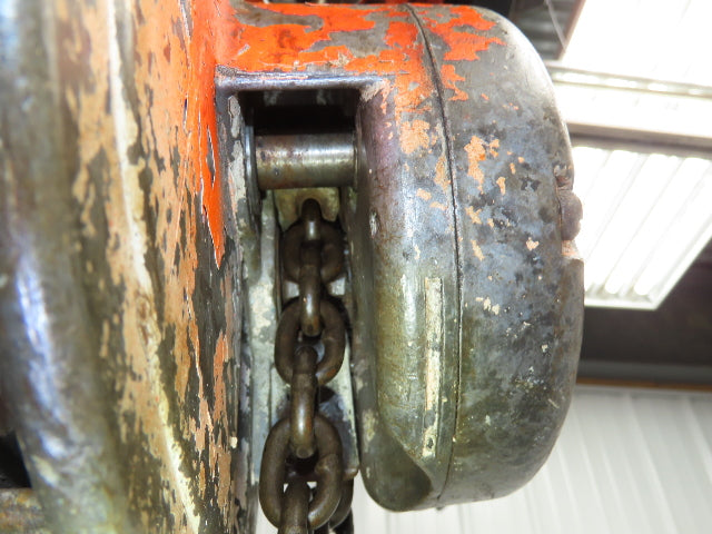 CM Model M Cyclone 1 Ton 2000Lb Manual Chain Fall Hand Hoist 39' Lift