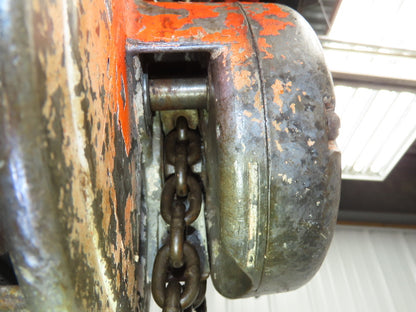 CM Model M Cyclone 1 Ton 2000Lb Manual Chain Fall Hand Hoist 39' Lift