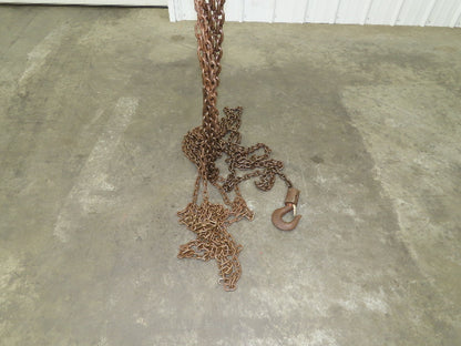 CM Model M Cyclone 1 Ton 2000Lb Manual Chain Fall Hand Hoist 39' Lift