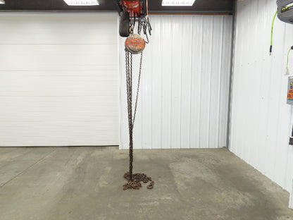 CM Model M Cyclone 1 Ton 2000Lb Manual Chain Fall Hand Hoist 39' Lift