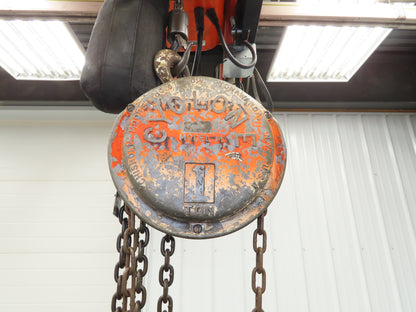 CM Model M Cyclone 1 Ton 2000Lb Manual Chain Fall Hand Hoist 39' Lift