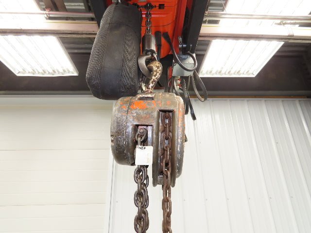 CM Model M Cyclone 1 Ton 2000Lb Manual Chain Fall Hand Hoist 39' Lift