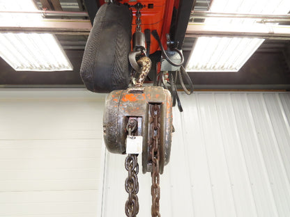 CM Model M Cyclone 1 Ton 2000Lb Manual Chain Fall Hand Hoist 39' Lift