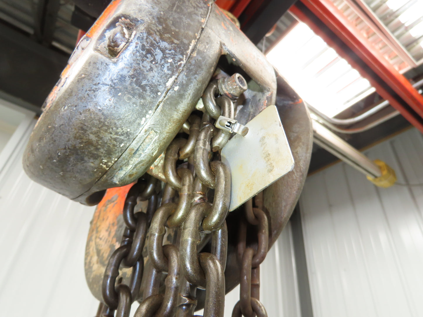CM Model M Cyclone 1 Ton 2000Lb Manual Chain Fall Hand Hoist 39' Lift