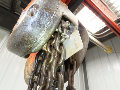 CM Model M Cyclone 1 Ton 2000Lb Manual Chain Fall Hand Hoist 39' Lift