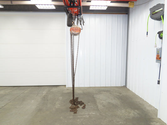 CM Model M Cyclone 1 Ton 2000Lb Manual Chain Fall Hand Hoist 39' Lift
