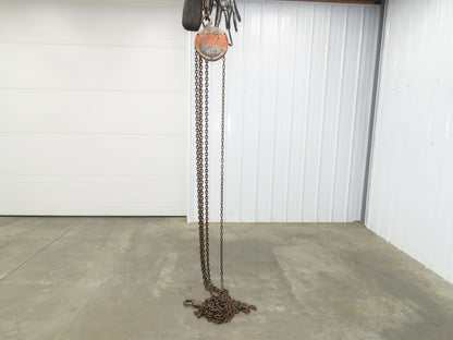 Eaton Yale 1 Ton 2000Lb Manual Chain Fall Hand Hoist 35' Lift