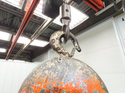 Eaton Yale 1 Ton 2000Lb Manual Chain Fall Hand Hoist 35' Lift
