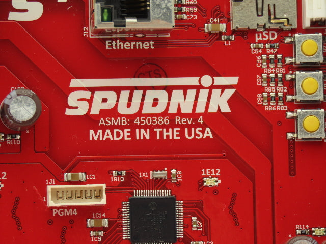 Spudnik 450386 PCB Main Control Printed Circuit Board Rev 4