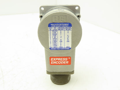 BEI Industrial XH20DB-37-SS-50-ABZC-28V/V-SM18 Rotary Encoder 5-28VDC 3/8 Shaft