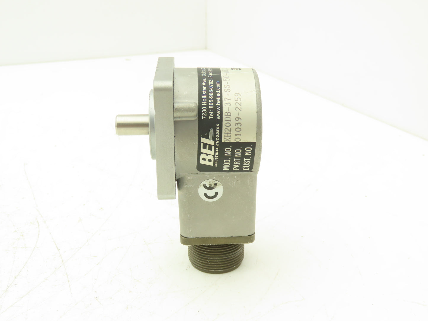 BEI Industrial XH20DB-37-SS-50-ABZC-28V/V-SM18 Rotary Encoder 5-28VDC 3/8 Shaft