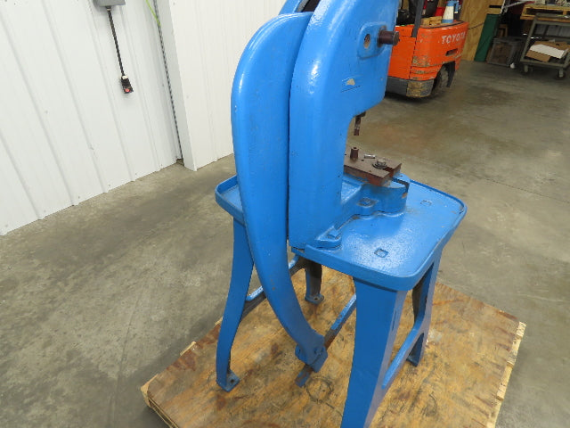 Famco 12 Punch Press 3 Ton Mechanical Kick Foot Pedal Cast Iron Size 12 Parol