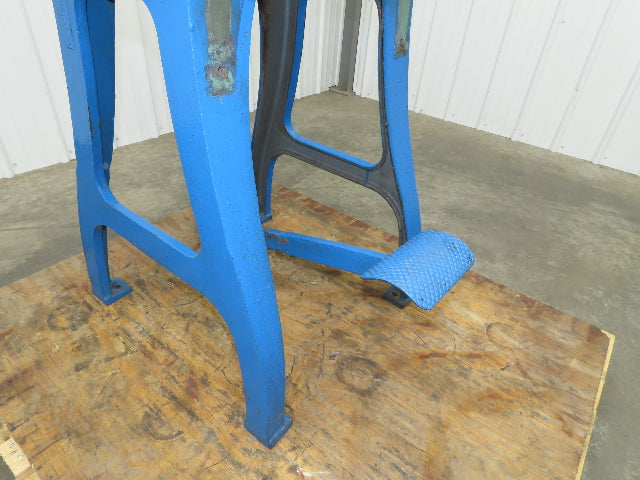 Famco 12 Punch Press 3 Ton Mechanical Kick Foot Pedal Cast Iron Size 12 Parol