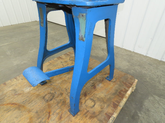 Famco 12 Punch Press 3 Ton Mechanical Kick Foot Pedal Cast Iron Size 12 Parol