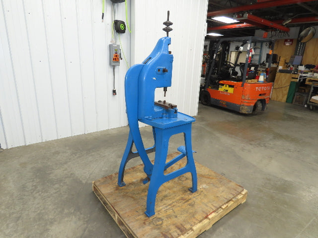 Famco 12 Punch Press 3 Ton Mechanical Kick Foot Pedal Cast Iron Size 12 Parol