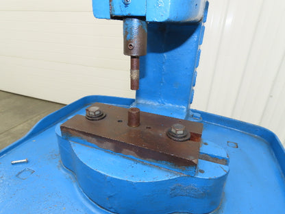 Famco 12 Punch Press 3 Ton Mechanical Kick Foot Pedal Cast Iron Size 12 Parol