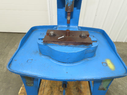 Famco 12 Punch Press 3 Ton Mechanical Kick Foot Pedal Cast Iron Size 12 Parol