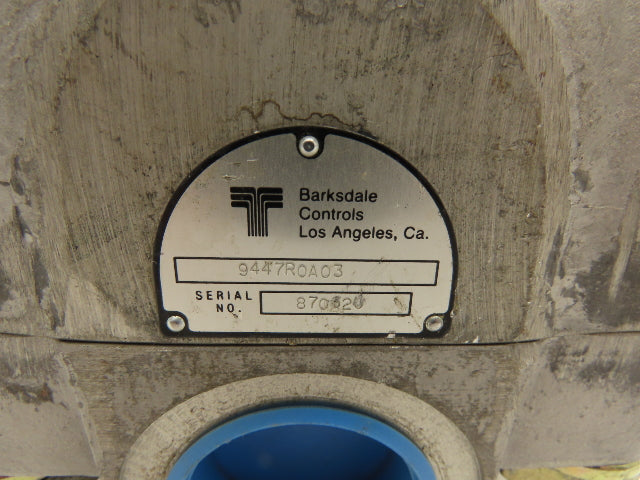 Barksdale 9447R0A03 Flow Control Valve 1500psi