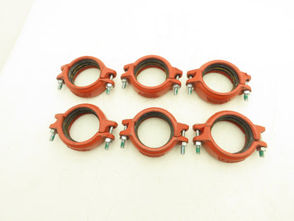 Victaulic 3/88.9-009N Firelock EZ 3" Grooved Pipe Rigid Coupling  Lot of 6