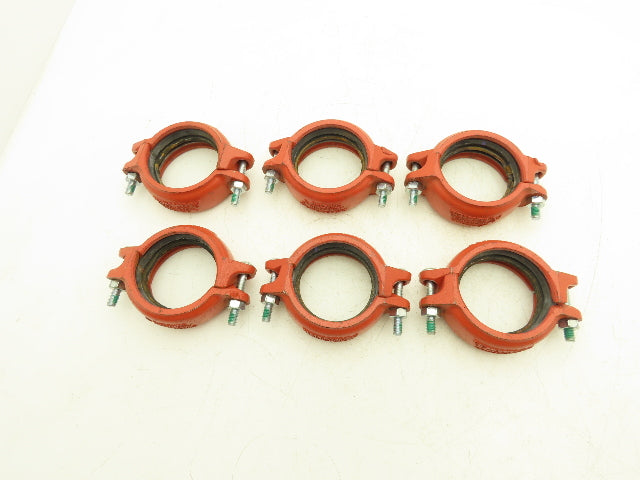 Victaulic 3/88.9-009N Firelock EZ 3" Grooved Pipe Rigid Coupling  Lot of 6