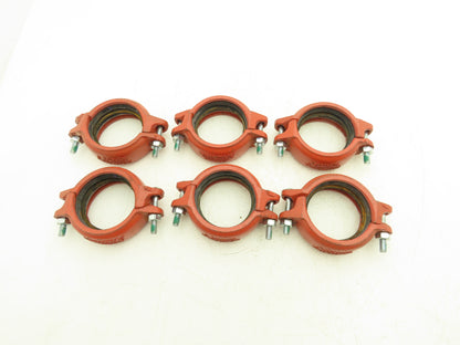 Victaulic 3/88.9-009N Firelock EZ 3" Grooved Pipe Rigid Coupling  Lot of 6
