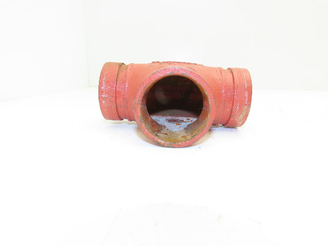 Victaulic 2"-2 Firelock Grooved Pipe Tee Fitting 2x2x2" Lot of 7