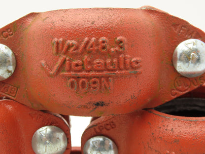 Victaulic 009N 1-1/2" Grooved Pipe Rigid Coupling w/Gasket  Lot of 10