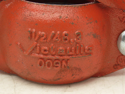 Victaulic 009N 1-1/2" Grooved Pipe Rigid Coupling w/Gasket  Lot of 10