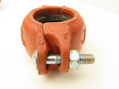 Victaulic 009N 1-1/2" Grooved Pipe Rigid Coupling w/Gasket  Lot of 10