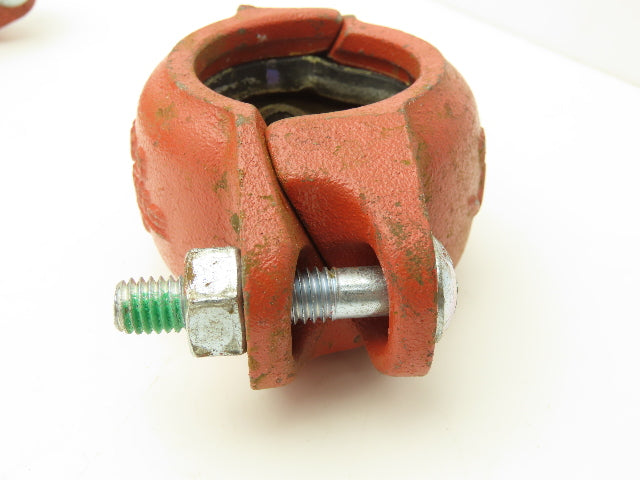 Victaulic 009N 1-1/2" Grooved Pipe Rigid Coupling w/Gasket  Lot of 10