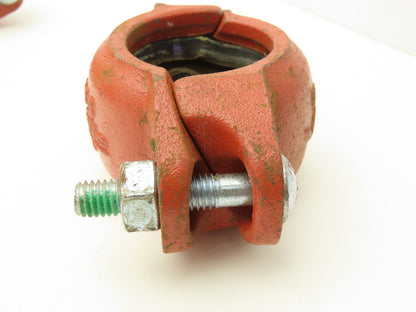 Victaulic 009N 1-1/2" Grooved Pipe Rigid Coupling w/Gasket  Lot of 10
