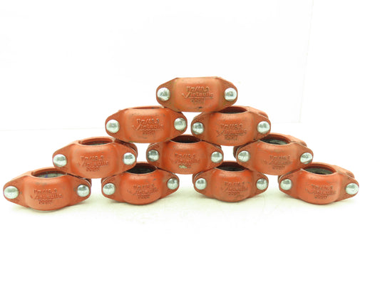Victaulic 009N 1-1/2" Grooved Pipe Rigid Coupling w/Gasket  Lot of 10
