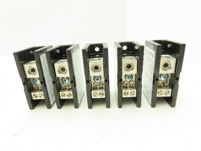 Square D 9080LBA162104 Power Distribution Terminal Block 1Pole 600V Lot of 5