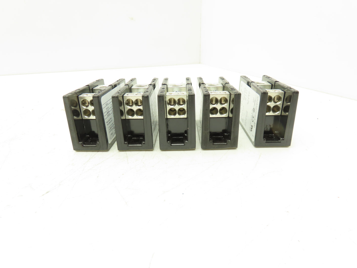 Square D 9080LBA162104 Power Distribution Terminal Block 1Pole 600V Lot of 5
