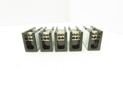 Square D 9080LBA162104 Power Distribution Terminal Block 1Pole 600V Lot of 5
