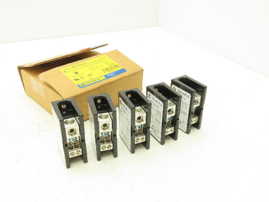 Square D 9080LBA162104 Power Distribution Terminal Block 1Pole 600V Lot of 5