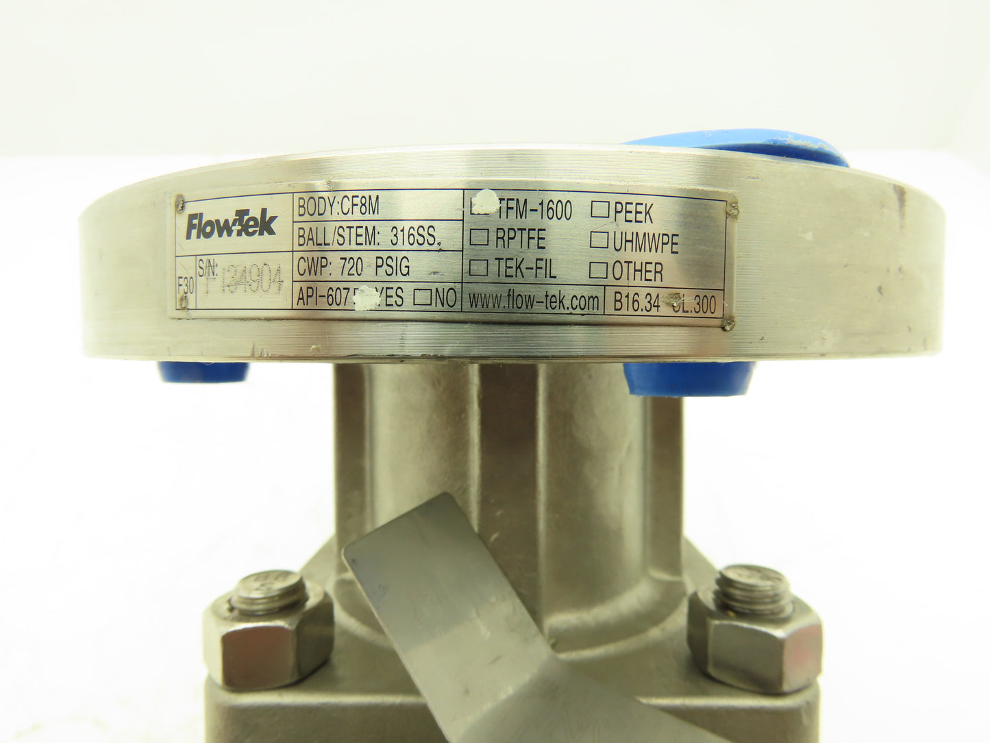 FlowTek F30 2" Class 300 Flanged 2pc Stainless Ball Valve 720psig 316SS/CF8M