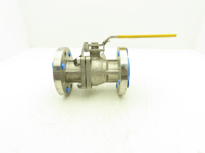 FlowTek F30 2" Class 300 Flanged 2pc Stainless Ball Valve 720psig 316SS/CF8M
