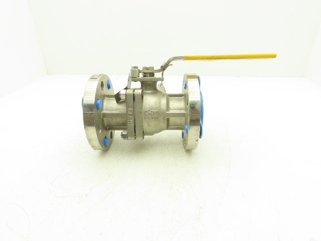 FlowTek F30 2" Class 300 Flanged 2pc Stainless Ball Valve 720psig 316SS/CF8M
