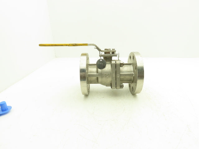 FlowTek F30 2" Class 300 Flanged 2pc Stainless Ball Valve 720psig 316SS/CF8M