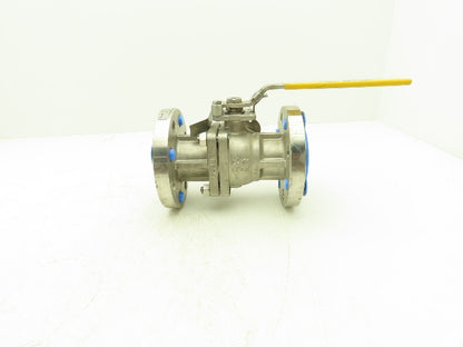 FlowTek F30 2" Class 300 Flanged 2pc Stainless Ball Valve 720psig 316SS/CF8M